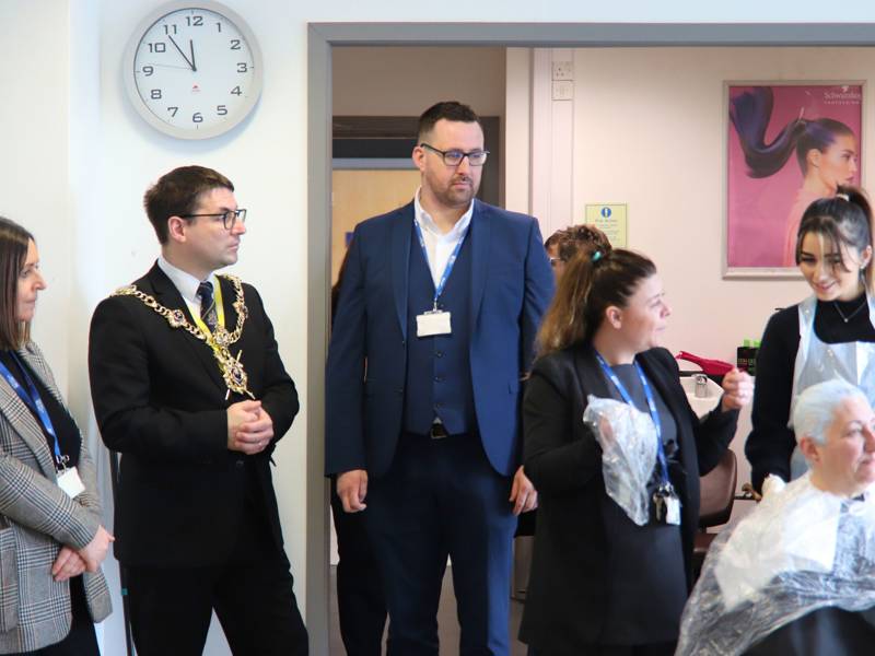 Portsmouth Lord Mayor Tom Coles in Hair & Beauty