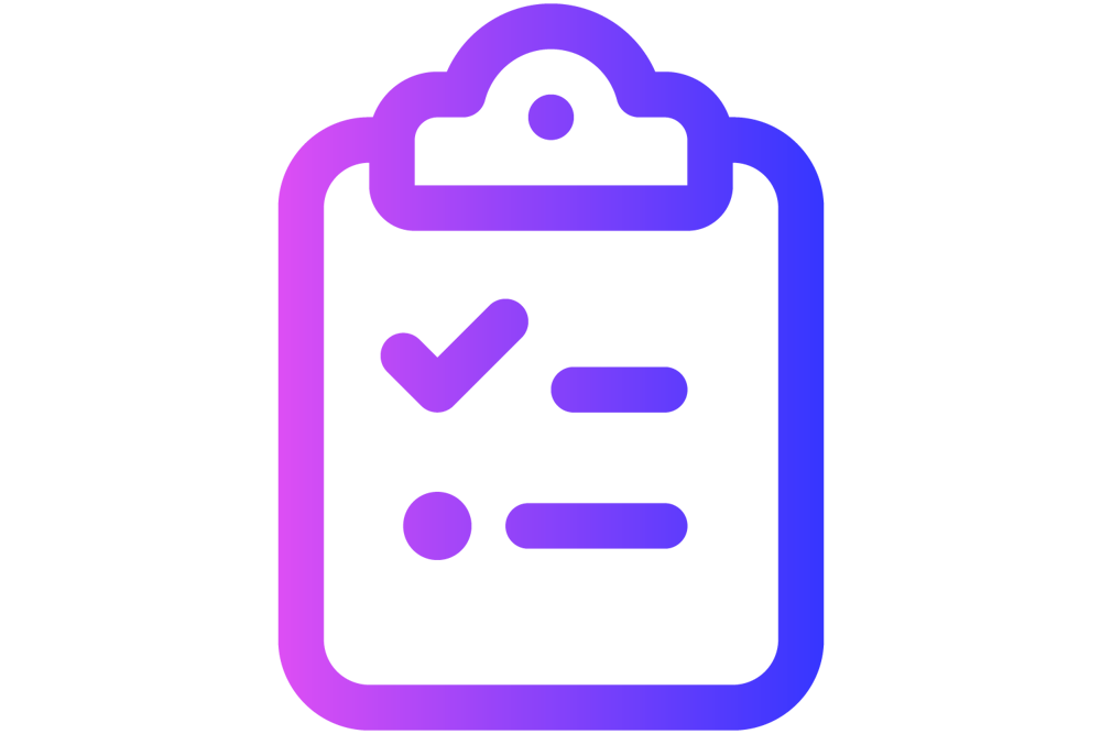 A checklist icon 