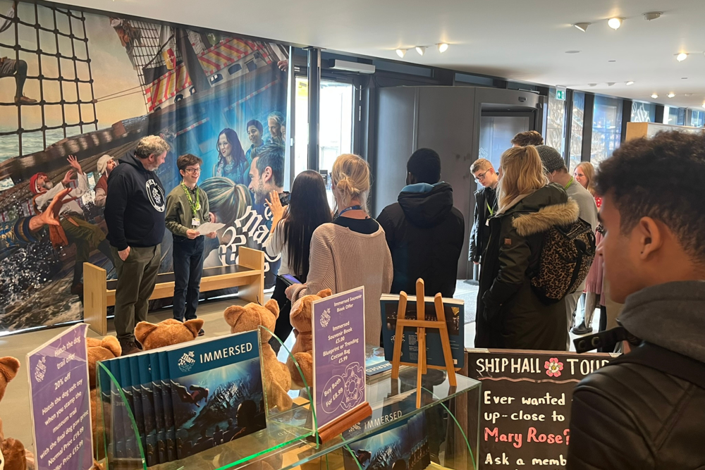 COPC SEND students visit the Mary Rose Museum 