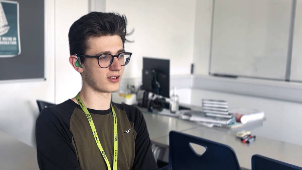 James – History student at City of Portsmouth College