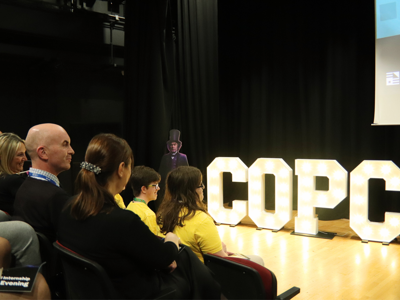 Audience wait with anticipation at Supported Internship Awards hosted by City of Portsmouth College.
