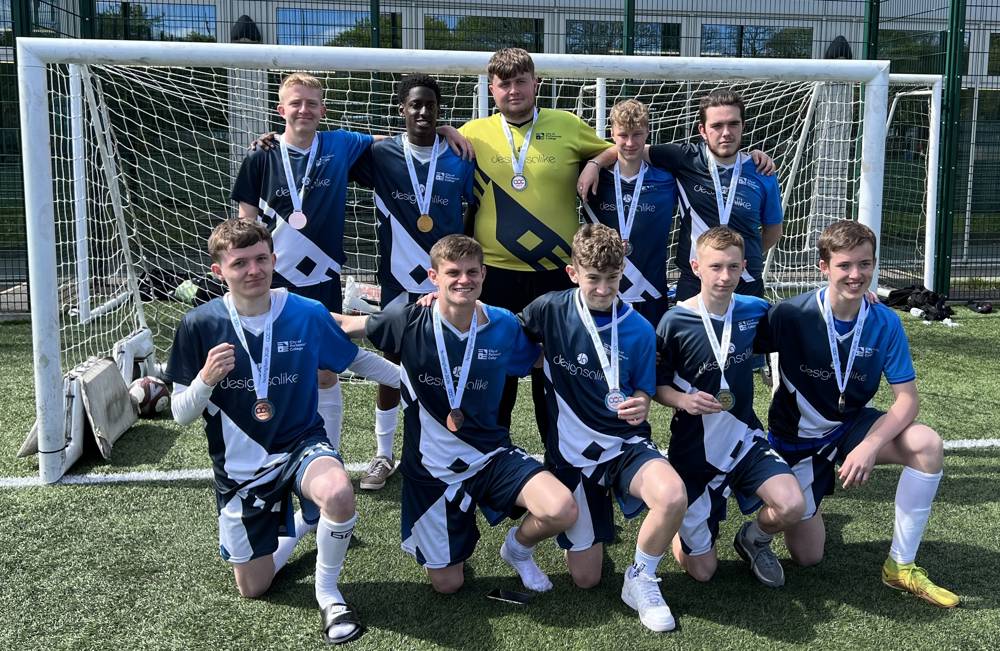 COPC's Pan-Ability Football team which won bronze at the AoC National Championships in Nottingham