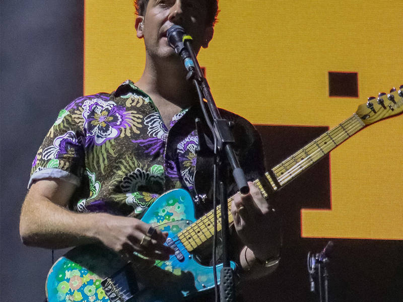 On stage action at the Victorious Festival in Portsmouth.
