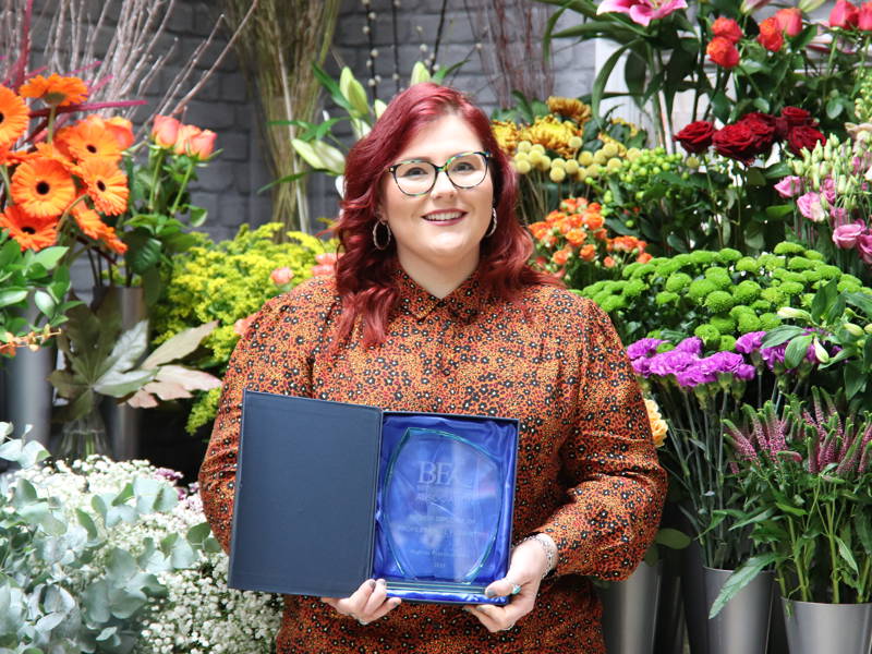 Floristry graduate Grace King