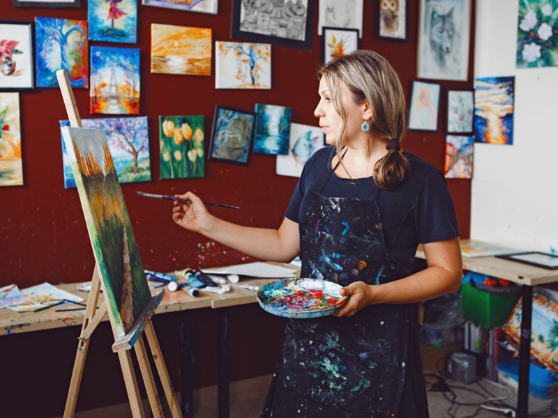 Acrylic Painting Studio | City of Portsmouth College