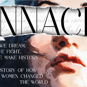 A graphic poster advertising performing arts play called Pinnacle