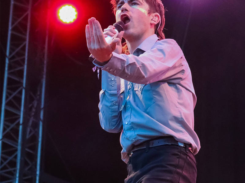 On stage action at the Victorious Festival in Portsmouth.