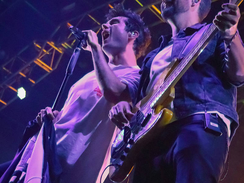 On stage action at the Victorious Festival in Portsmouth.