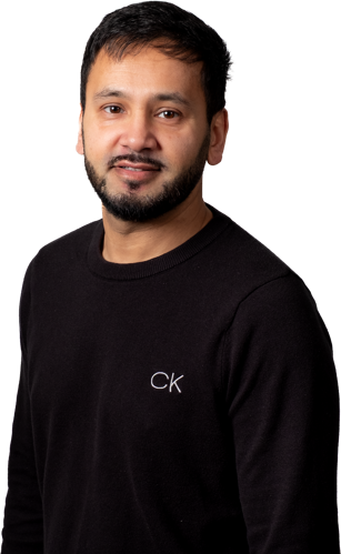 A headshot of Shahalam Ali